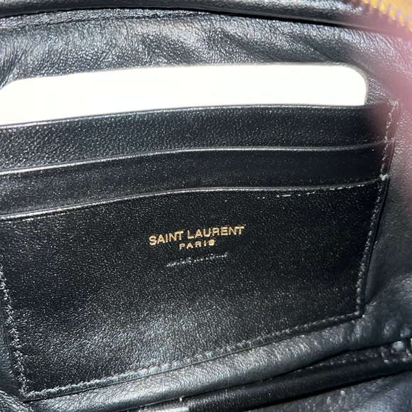 YSL!! NWT Mini Mono Grain De Poudre Royal. SOLD OUT STYLE/COLOR!! - Picture 8 of 9
